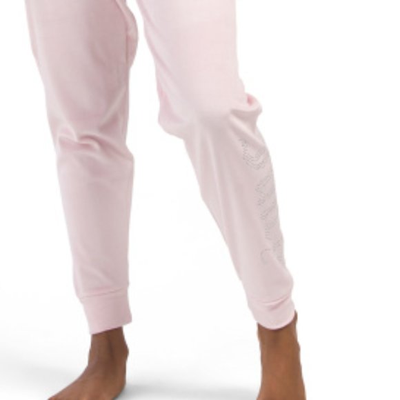 SOLD  Juicy couture pink velour pajamas lounge  set  sz  LARGE  NEW - Picture 3 of 7